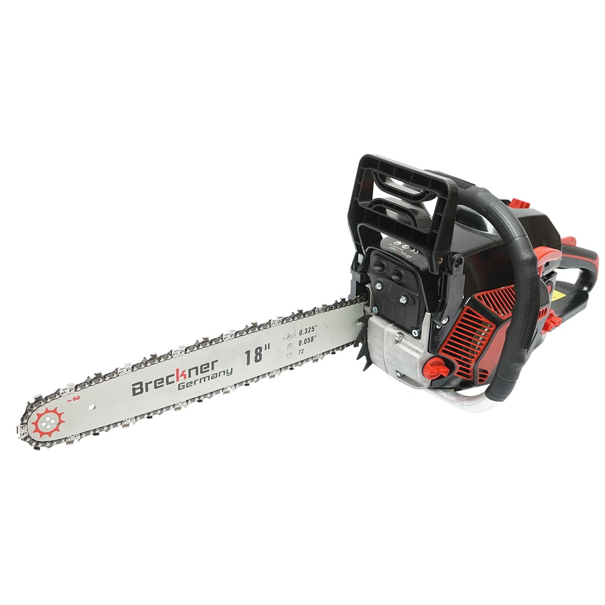 Motoferastrau, drujba 2 timpi, 58cc, 3.3CP, 8500rpm cu lama 18 inch(45cm) Breckner Germany